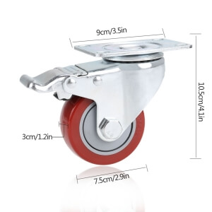 best COOCHEER retractable casters for woodshop for workbenches
