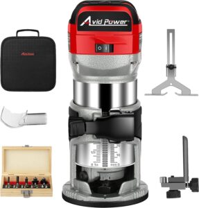 AVID POWER 6.5 Amp 1.25 HP Compact Router