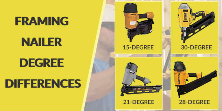 Framing Nailer Degree Differences | Four Types of Degree