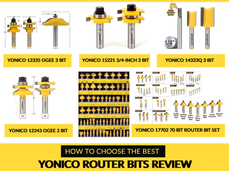 Top 5 Yonico Router Bits Review For Woodcraft Work