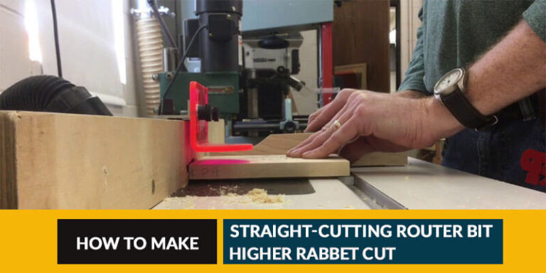 How to Make a Rabbet Cut with a Router Table?