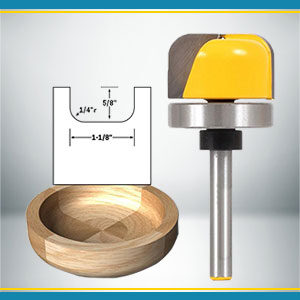 Bowl and Tray Router Bits